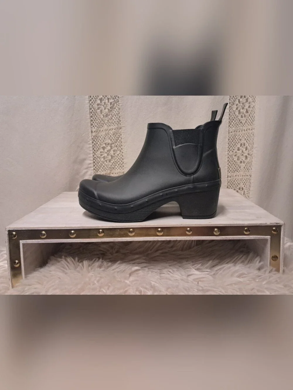 Dansko Rosa Rain Boots Size 7 - Picture 4 of 6